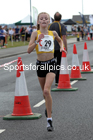 Girls under-13s 2021 Northern 6 and 4 Stage and Young Athletes Road Relays, Redcar. Photo: David T. Hewitson/Sports for All Pics